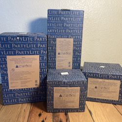 Spring PartyLite Candle Holder Lot
