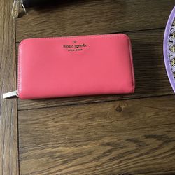 Kate Spade - Pink Wallet No Stains 