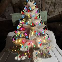 Vintage Ceramic Christmas Tree 