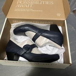 Navy Blue Women’s Dress Shoes 