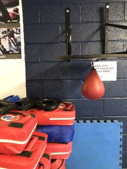 Everlast speedbag and platform