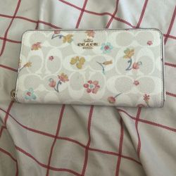 Coach Long Zip Around Wallet