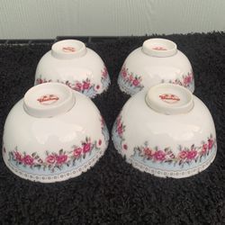 Vintage  Bowl’s  4. PCs