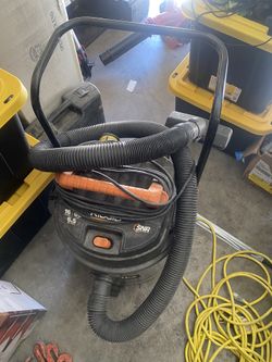 RIDGID 16 Gallon 6.5 Peak HP Stainless Steel Wet/Dry Shop Vacuum