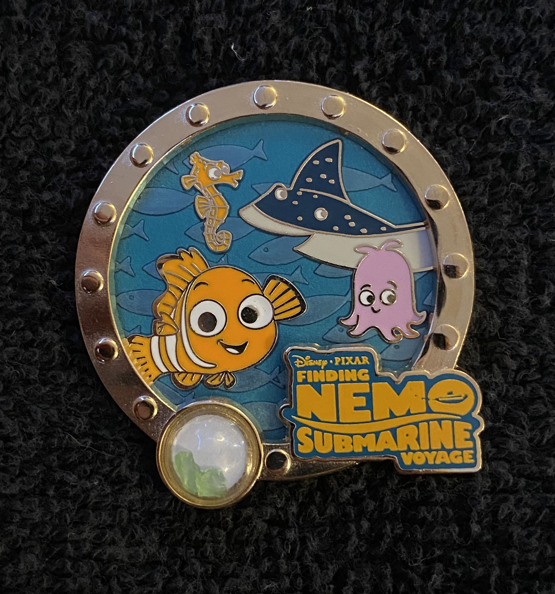 Disney Pin #202, LE (1500), 2014, A Piece of Disneyland Resort History, Finding Nemo Submarine Voyage