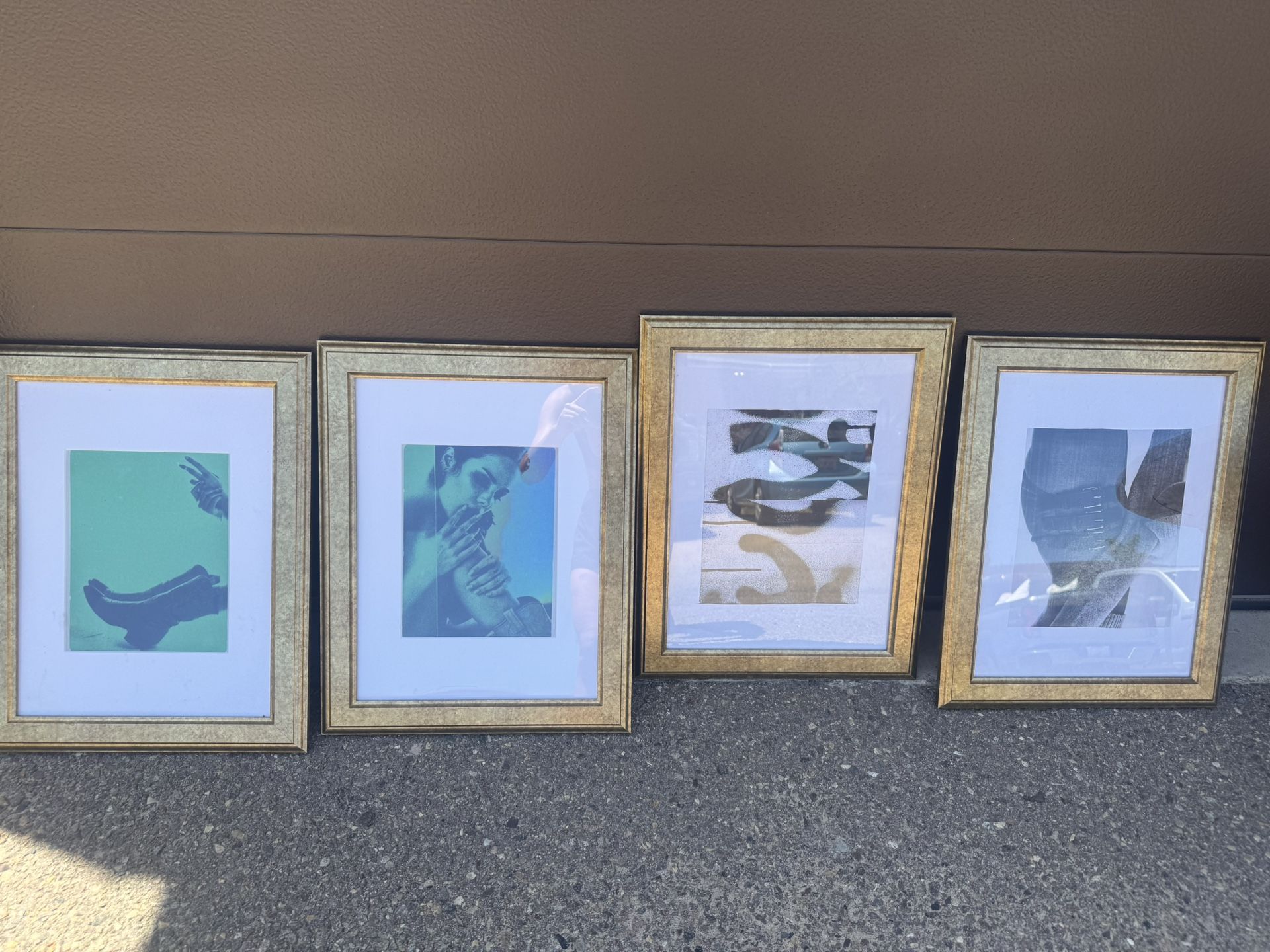 Set Of 4 Gold Frames