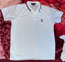 U.S. Polo Assn. White Short Sleeve Polo Shirt