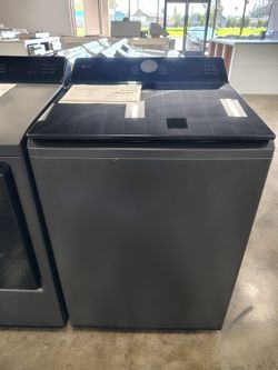 LG top load washer with impeller, EASY UNLOAD&AI sensing