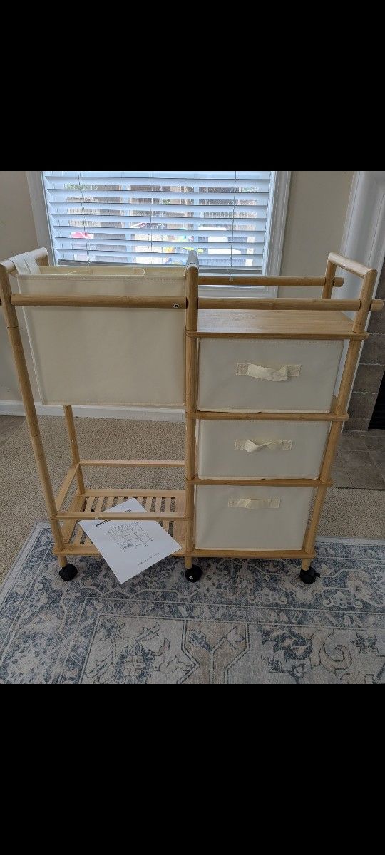 Bamboo Baby Caddy Cart