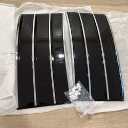 Range Rover L405 13-22 Side Vent Trim - Black & Chrome