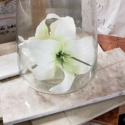 12 Libbey NOS Large Clear Hurricane Style Vase/Candle Holders Centerpieces 