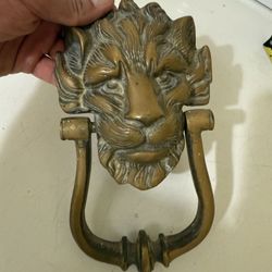 Vintage Lion Door Knocker 