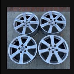 4 — 17x7 5x4.5 5x114.3 Stock Acura Tsx Tlx Honda Civic Accord Rsx Camry Corolla Wheels Rims Only!!!!!
