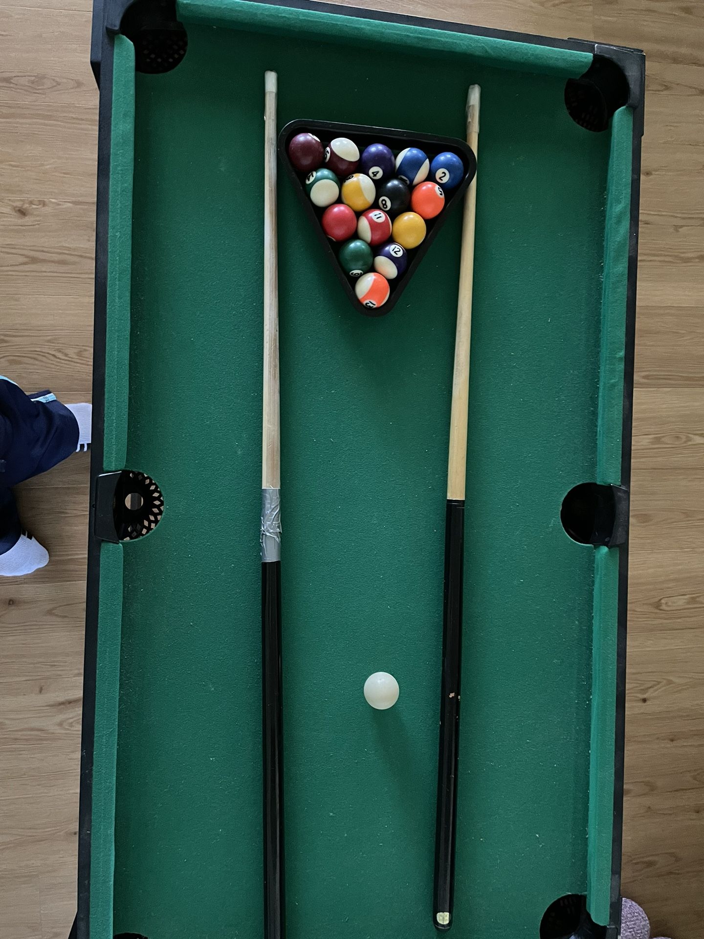 Kids Size Adjustable Pool Table 