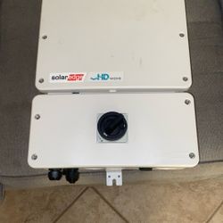 SolarEdge, SE6000H-US HD-Wave, Non-Isolated 1-Ph, Grid Tied Inverter, 6000W, 240VAC, Arc-Fault Protection, SE6000H-US000BEU4