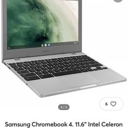 Samsung Chromebook 4. 11.6" Intel Celeron Laptop