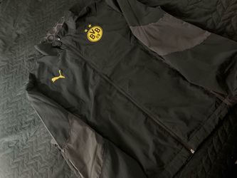 BVB DORTMUND REVERSIBLE JACKET [PUMA BLACK/FASTER YELLOW