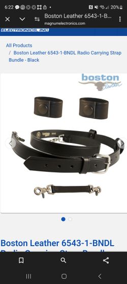 Boston Leather Radio Strap