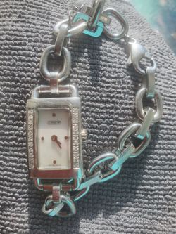 Women's Coach Diamond Watch