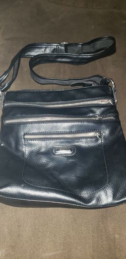 tyler rodan black leather purse