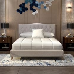 Nottingham NEW King, Queen, Platform Bed Frame With 2 Nightstands 