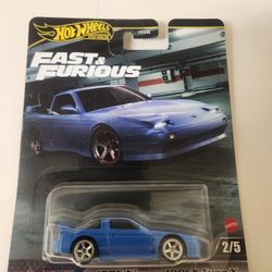 Hot Wheels Blue 1996 Nissan 180sx Type X 