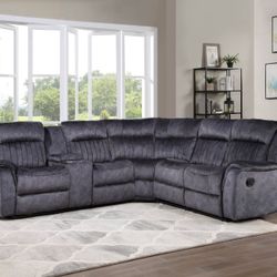 Manual Recliner Sectional