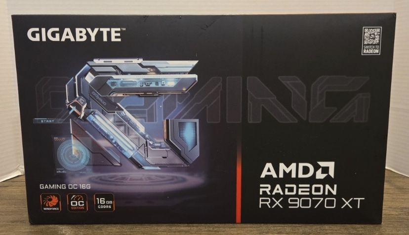 Gigabyte GAMING AMD Radeon RX 9070 XT OC EDITION 16GB GDDR6 - BRAND NEW, SEALED