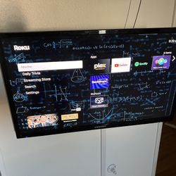 32” tv w/ mount & backlight
