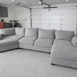 DELIVERY 🚚 Grey Gardener White, Sectional, Cuddler, And Chaise