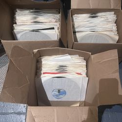3 Boxes Of Assorted Records