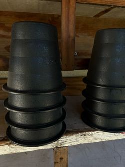 bed risers 2 sets of 4 each available as is