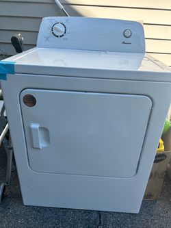 Amana White Front-Load Dryer