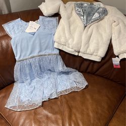 Disney Frozen Winter Dress With Coat