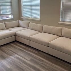 White Sectional