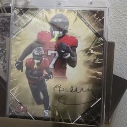 Bucky Irvine Gold Autographed Authenticated Photo