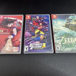 Nintendo Switch 3 Game Bundle
