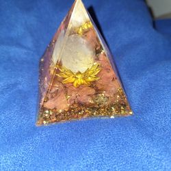 Clear Quartz Orgone Pyramid