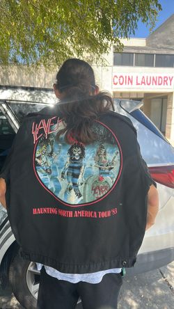 Slayer 83 Haunting Tour Jacket Size Large