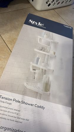 Shower caddy open box