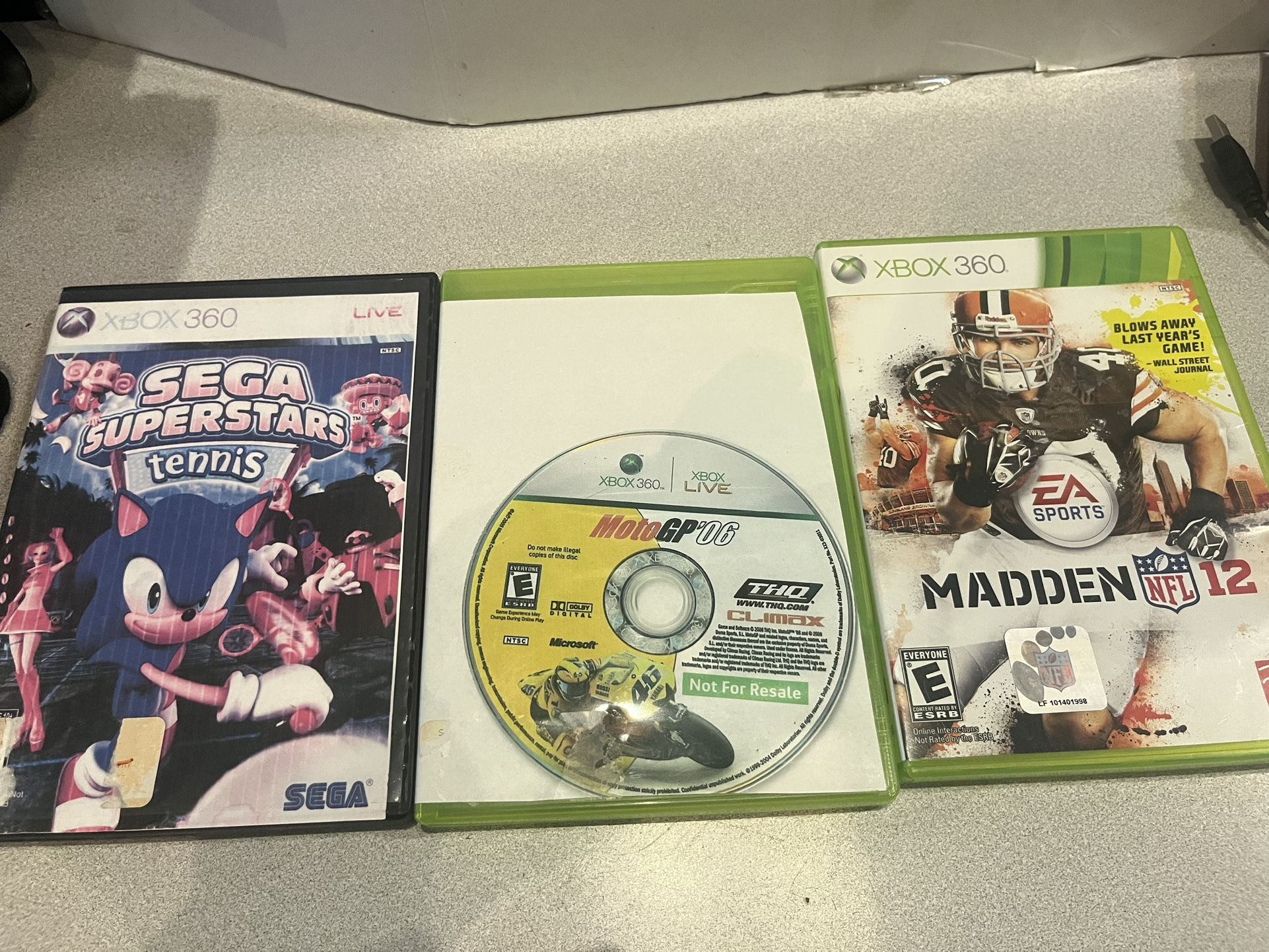 XBOX 360 Game lot of 3  