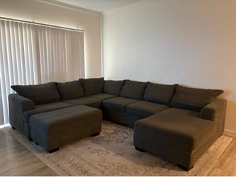 Sectional with Ottoman