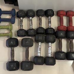 Lot Of Dumbbells Selling $1 x lb