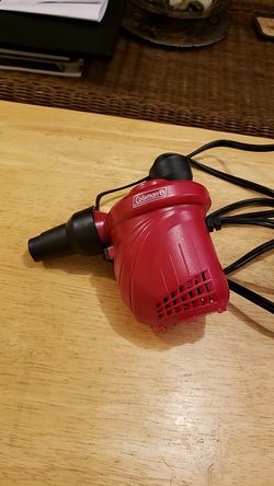 Coleman air pump, with on and off switch