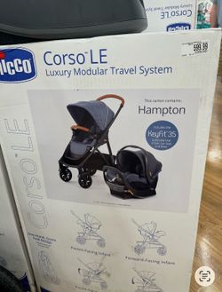 **NEW FULL TRAVEL SYSTEM**. Used two days only