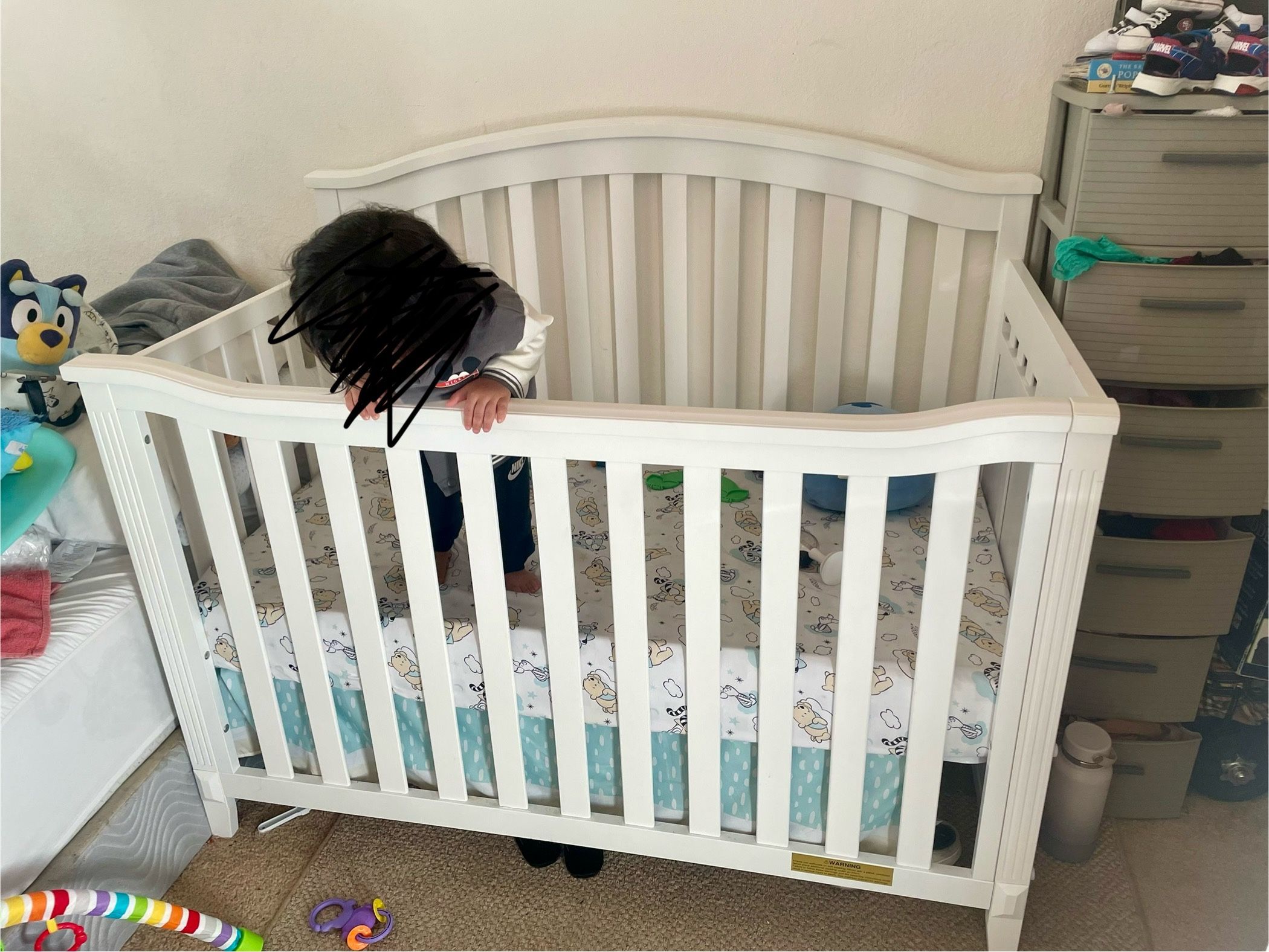 Convertible Baby Crib 4in1 + Mattress