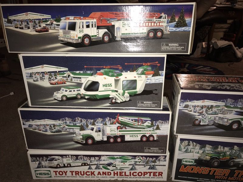 Hess toy trucks