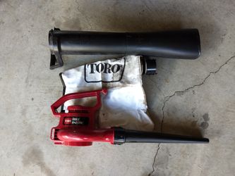 Toro electric leaf Blower and Vacuum