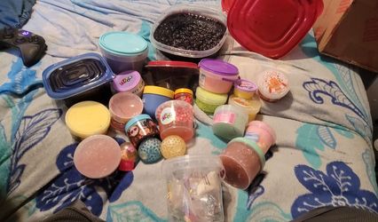 Assorted Lot of Slime and Mix Ins