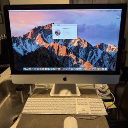 iMac (27-inch, Late 2013) A1419 EMC 2639 3.2 GHz Intel Core i5 16 GB 500 GB SSD Drive  macOS Sierra Version 10.12.6, includes keyboard and mouse